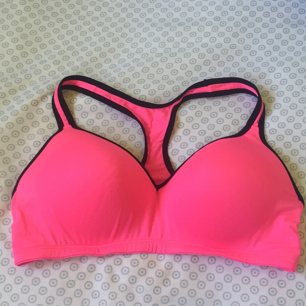Neon Pink Sports bra